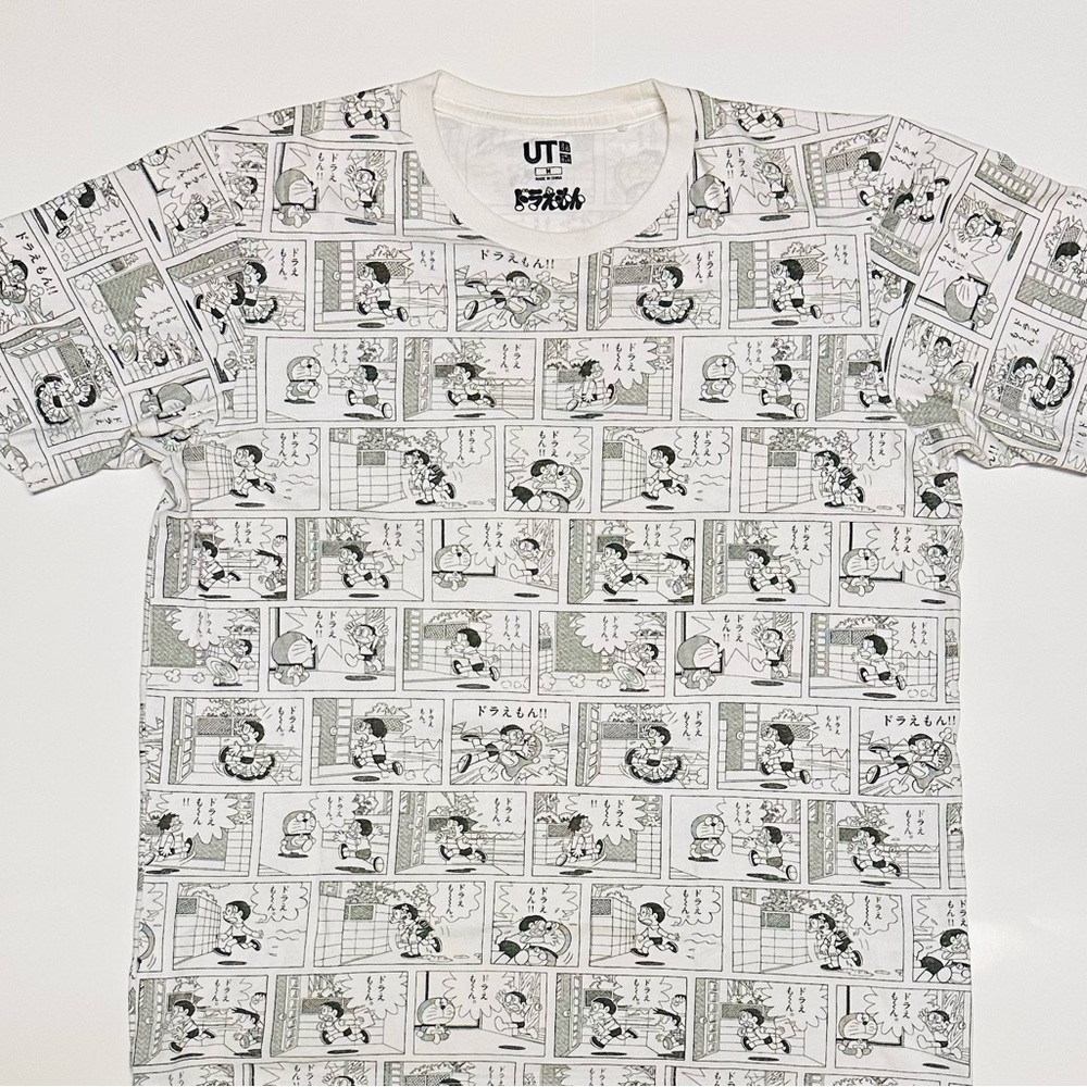 Doraemon Takashi Murakami Graphic Print T-Shirt by Uniqlo Comic Size Medium